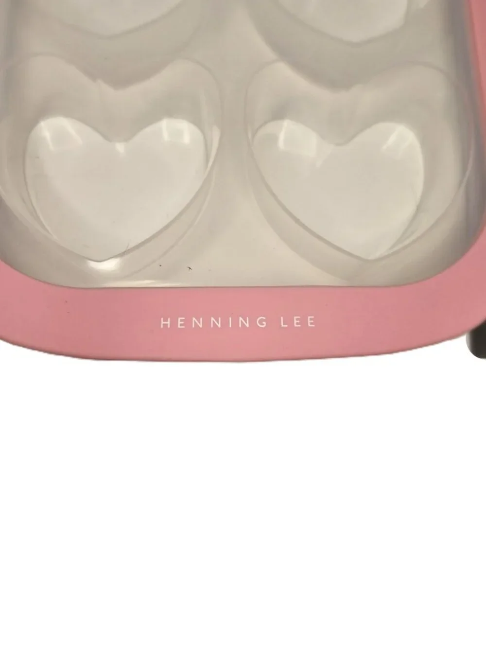 Henning Lee Look & Cook Heart Shape Baking Pan Silicone 6-Cup New Muffins Cake